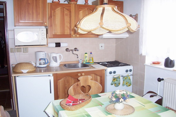 Chalupa v Petrovicích na Šumavě  - kuchyňka v přístavbě